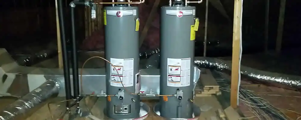 Tankless water heater installation for home hot water in Andover, MA